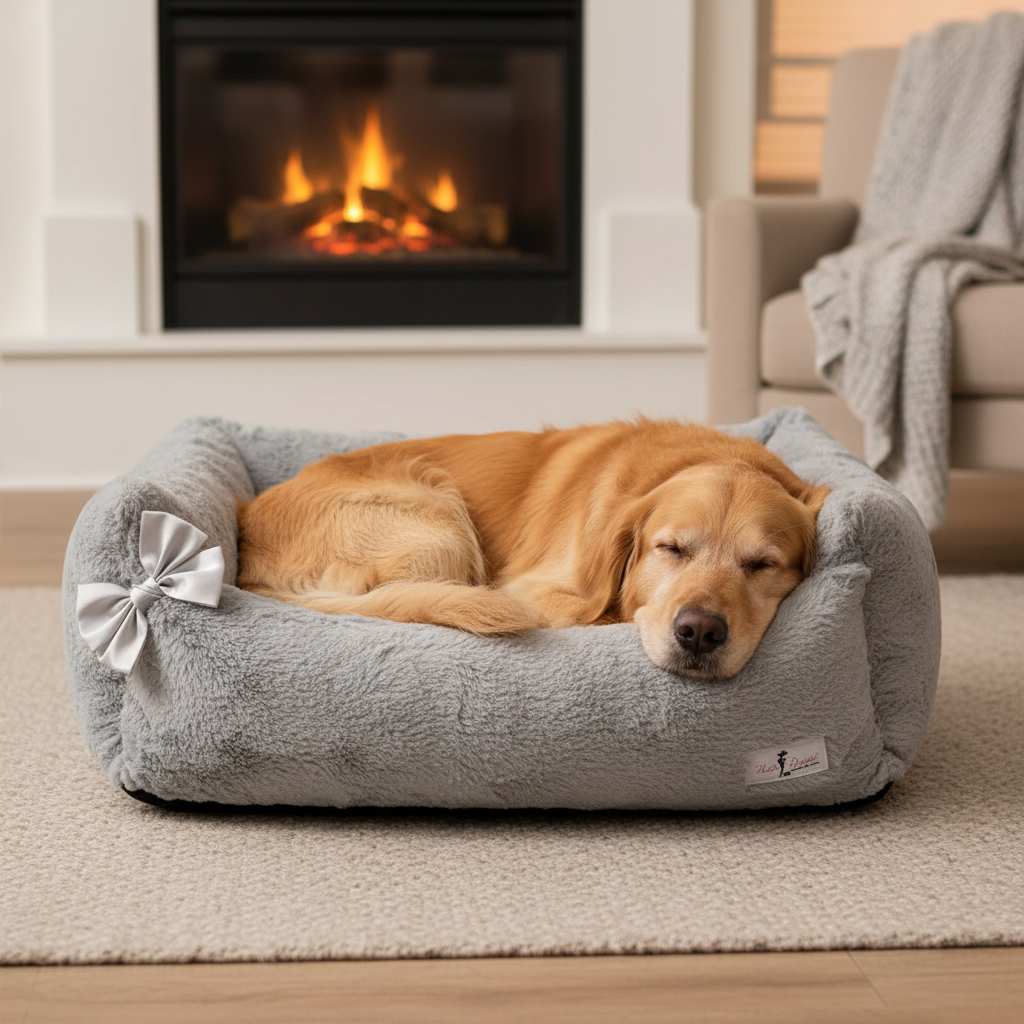 Luxury Pet Bed with Removable Pillow