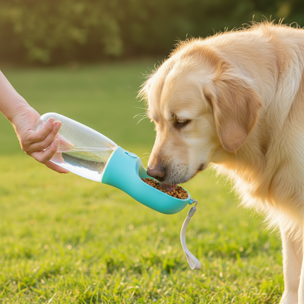 Portable Dog Water & Food Bottle