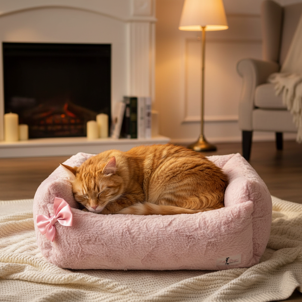 Luxury Pet Bed with Removable Pillow