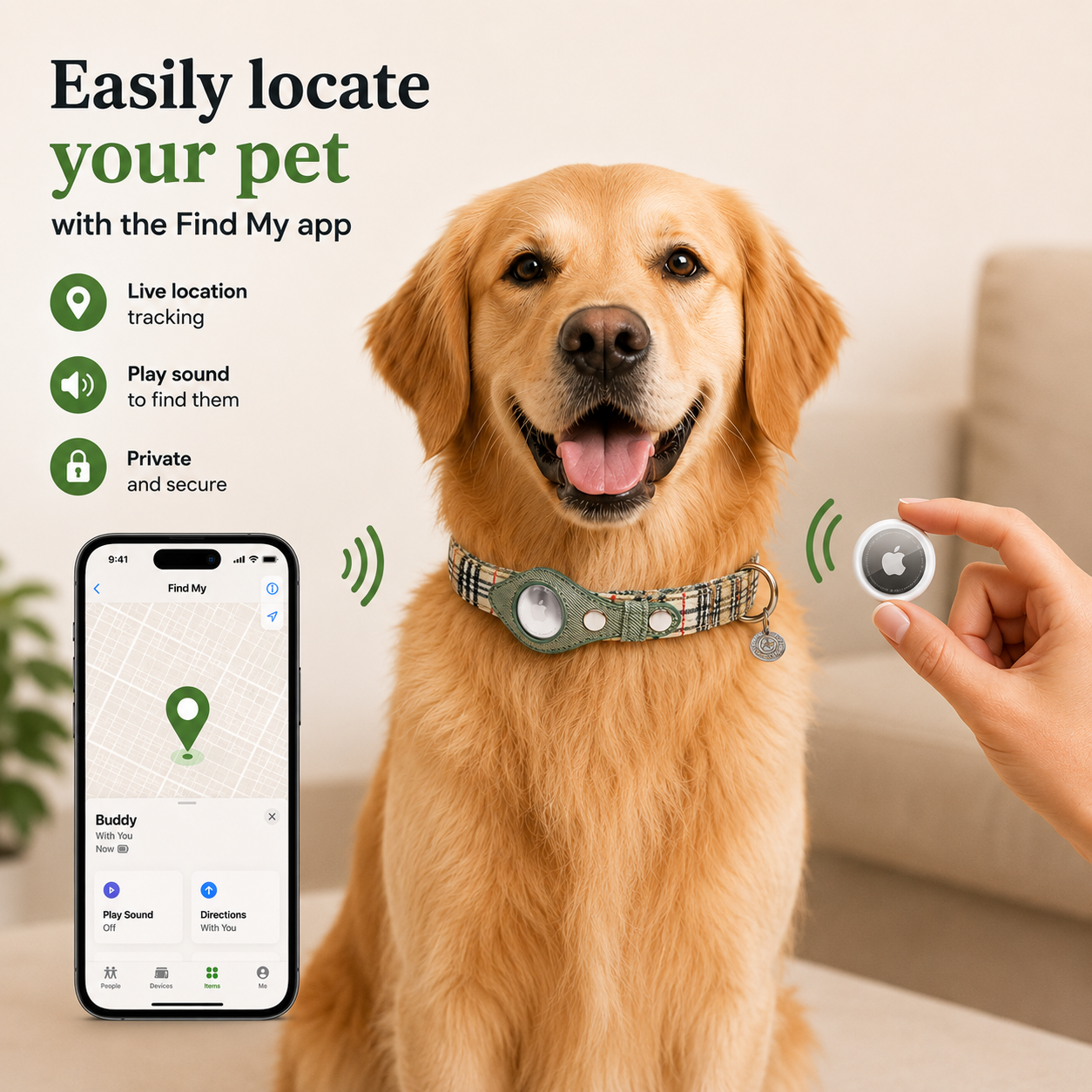 Airtag Dog Collar
