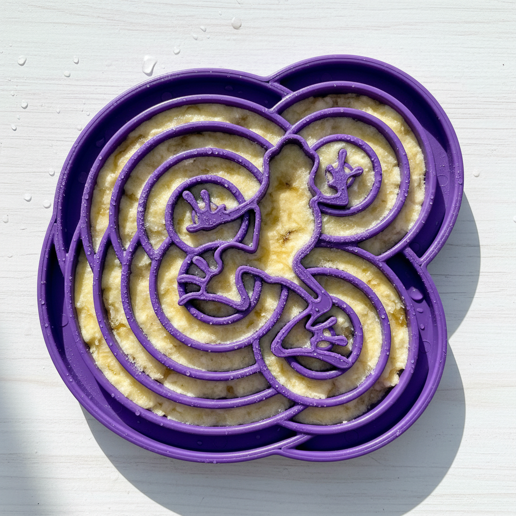 Frozen banana honey