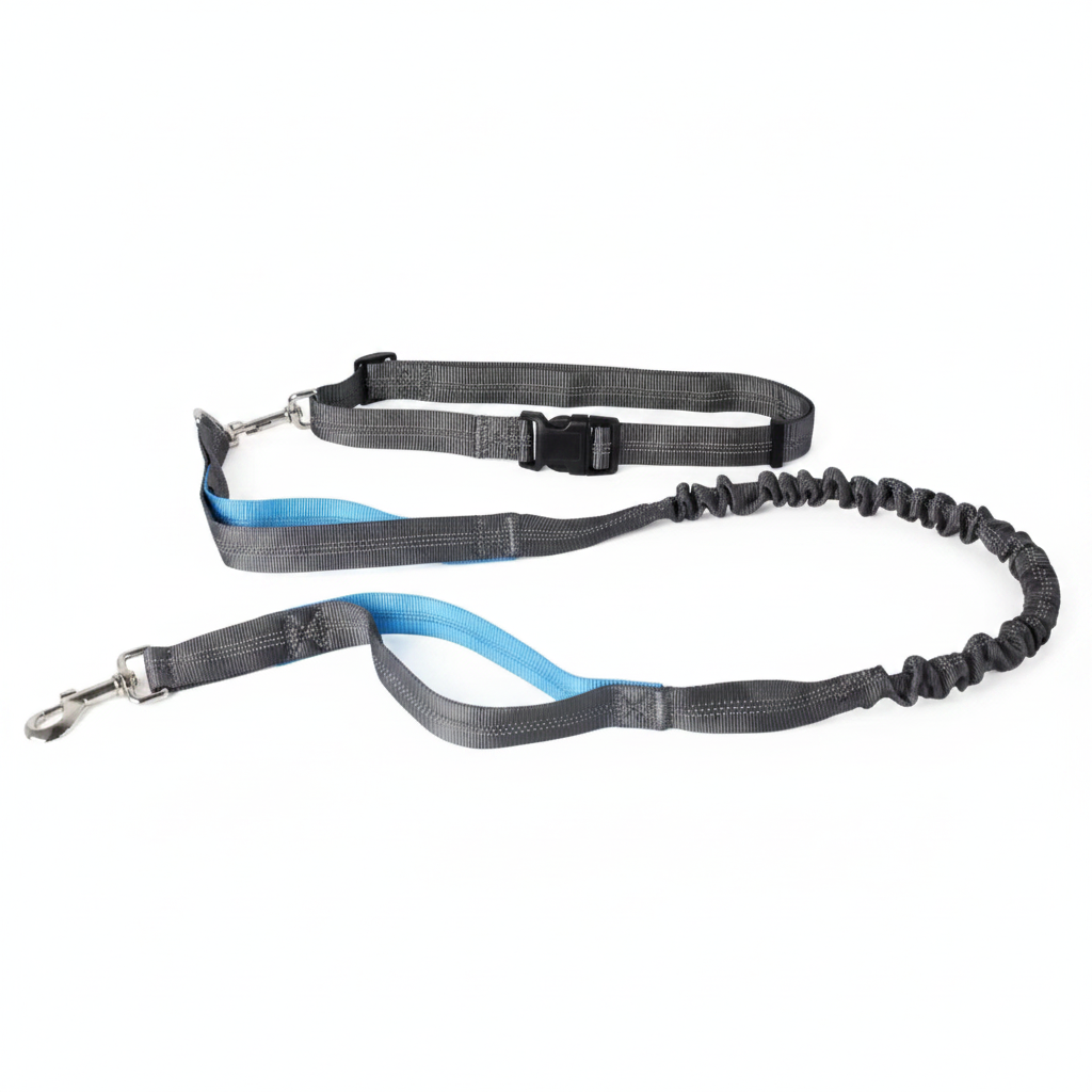 Grijze blauwe hands-free riem