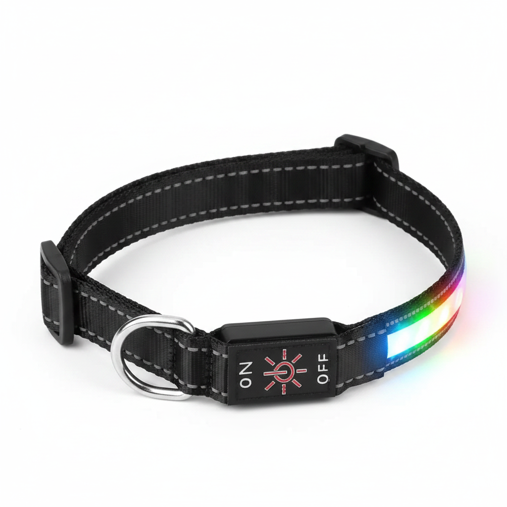 Halsband met ON/OFF knop