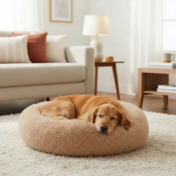 Plush Pet Bed (Donut)